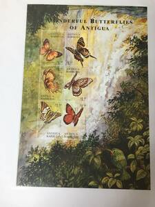  stamp : insect * butterfly | anti ga* bar b-da-*2000 year * seat **