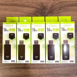 USBメモリー16GB LAZOSブランド!【5個セット】