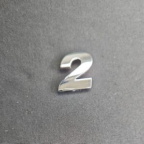 数字エンブレム プラスチック