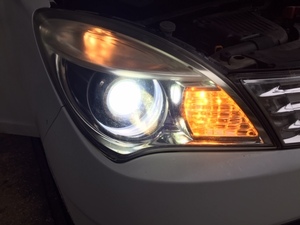 HID ヘッド 右 デリカ MB15S ミツビシ 純正 ランプ ライト バラスト バーナー 35100-54M MQ500778