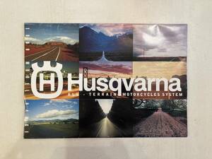 Husqvarna ALL-TERRAIN MORTORCYCLES SYSTEM 1999 Catalogue USED ハスクバーナ モーターサイクルズ ポスターカタログ