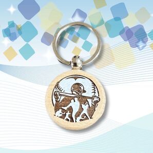 野球お名前キーホルダー【特別価格色付け品】