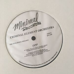 Criminal Element Orchestra ABC / OPP レコード