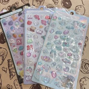 BONBON DROP ボンボンドロップ シール 3個セット まとめ売り 硬い素材