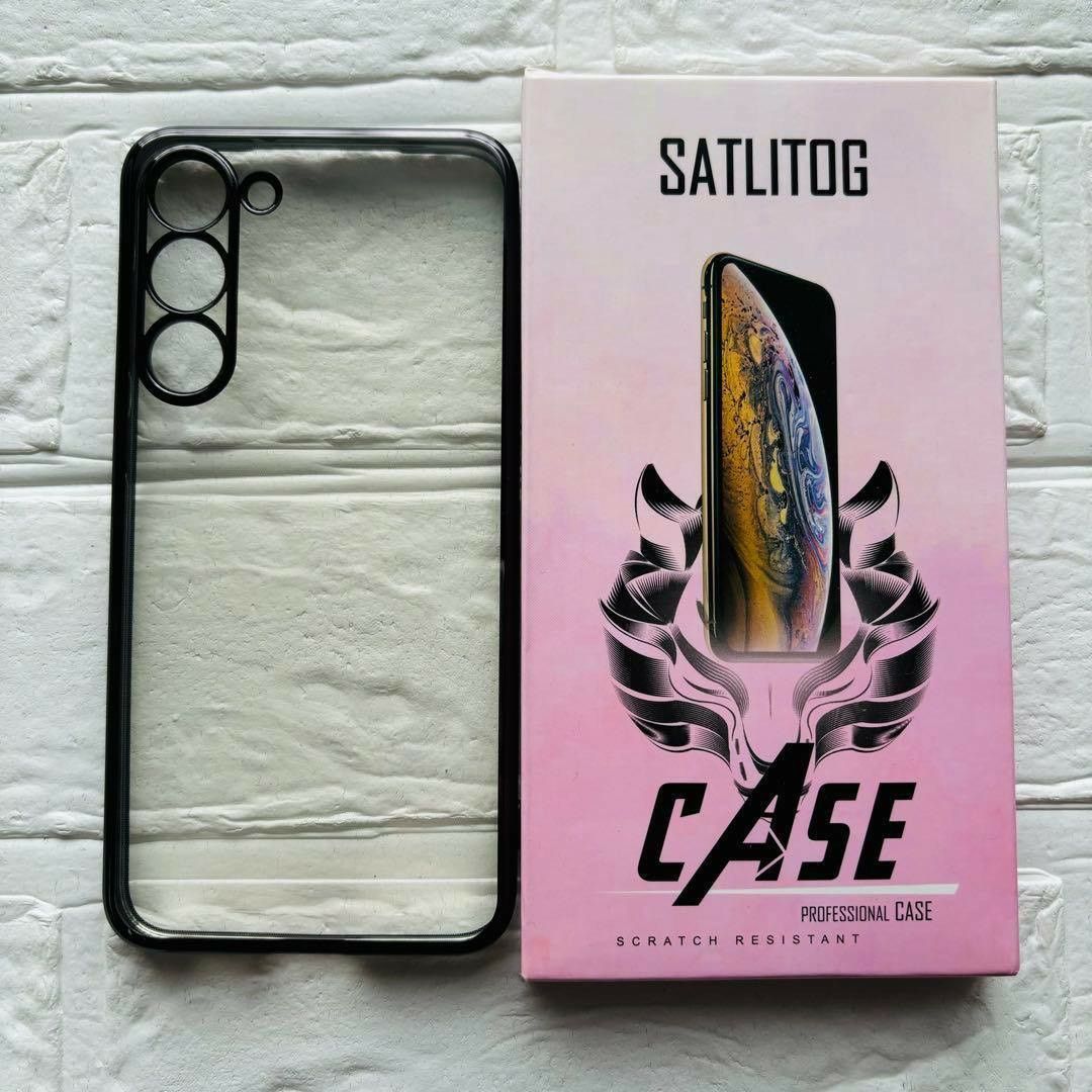 【ブラック】Samsung Galaxy S23 Plus ケース クリア