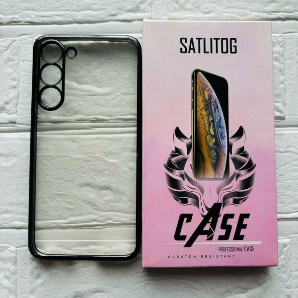 【ブラック】Samsung Galaxy S23 Plus ケース クリア