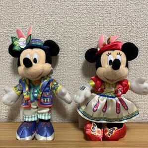 2019年イースターぬいぐるみバッジ ミッキーミニーセット