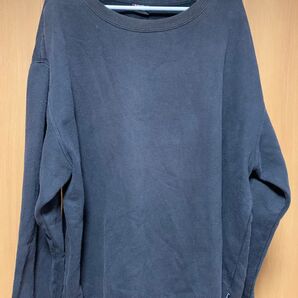 active ダークグレー クルーネック トレーナー