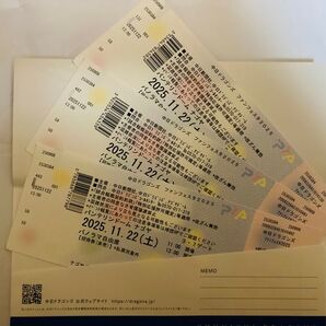 中日ドラゴンズ ファンフェスタ2025 3枚セット