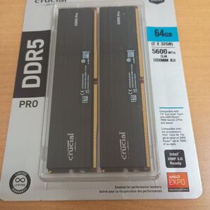 Crucial DDR5 Pro 64GB (2X32GB) 5600MT/s CP2K32G56C46U5