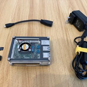 Raspberry Pi 4 Model B 8GB RAM ケース2個microSDカード USBメモリー 電源アダプター他