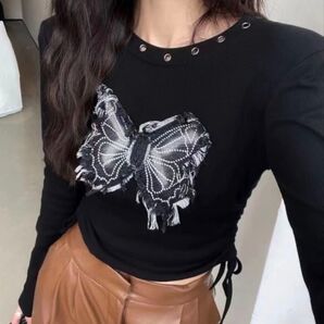 高速ターミナル バタフライカットソー