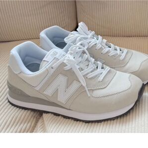 【美品】New Balance ニューバランス ML574 スニーカー ベージュ27.0cm