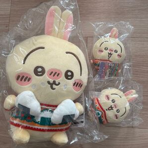 ちいかわ エニマイくじ A賞 ぬいぐるみ D賞 ぬいぐるみ キーホルダー うさぎ クリスマス