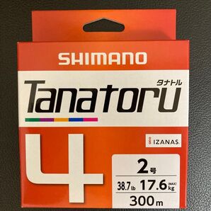 PE 2号 300m シマノ タナトル4 Tanatoru 5色×10m