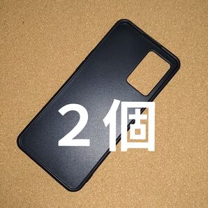 2個セット OPPO Reno7A / Reno9A 黒色マット 非光沢 ソフト TPU ケース