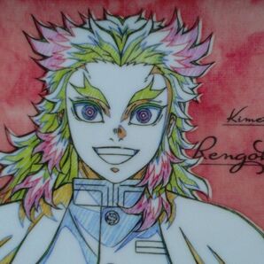 【鬼滅の刃】スクエアメラミンプレート★煉獄杏寿郎