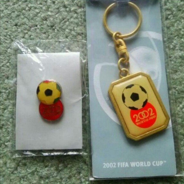 2002ワールドカップ招致 ピンバッジ&キーホルダー招致活動時のレア品