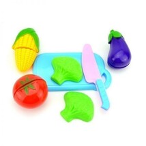 プラスチック切断野菜果物ふり食品プレイセット幼児教育キッチンおもちゃ楽しい就学前の子供1セット８ 9_画像2