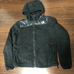 レディースM ノースフェイス フリース フーディー オソフーディ THE NORTH FACE NAW71212 ボアジャケット ジャンパー ブラック