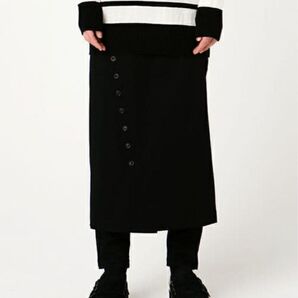 17ss SHAREEF OVER WRAP SKIRT オーバー ラップ スカート 2(Mサイズ) スカート ロングスカート