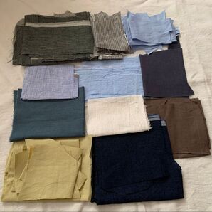 麻生地の端切れセット パッチワーク用 約435g パッチワーク用