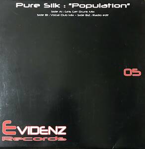 [ 12 / レコード ] Pure Silk / Population ( House / Disco ) Evidenz ハウス ディスコ