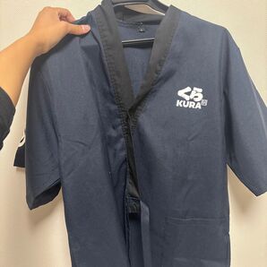 くら寿司 KURA 寿司屋 制服 ユニフォーム 紺 Lサイズ