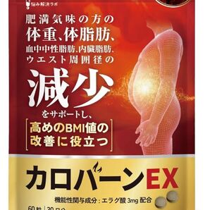カロバーンEX30日分 肥満気味の方の体重 体脂肪の減少を助ける