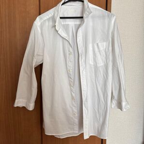 長袖シャツ 白シャツ カジュアルシャツGUI