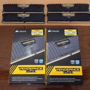 CORSAIR VENGEANCE LPX DDR4 64GB(32GB 3200MHz 2個セット)