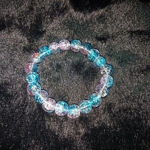 ブレス ブレスレット 天然石 水晶クラッシュビーズ