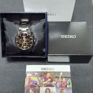 SEIKO 腕時計 セイコー バルセロナ ソーラー サッカー