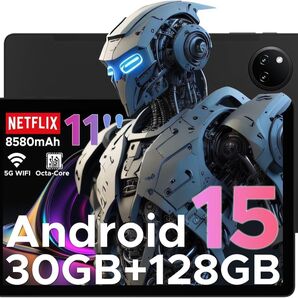 アンドロイド15 タブレット 11インチ 30GB 128GB 2TB