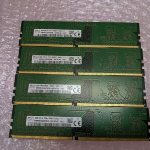 SK hynix PC4-19200U (DDR4-2400) 4GB ×4 PC4-2400T HMA851U6AFR6N-UH