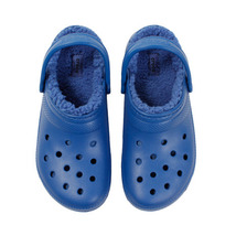 19.5cm クロックス （crocs） classic lined clog クラッシック ラインド クロッグ ブルー blue jean J1 ボア 新品_画像3