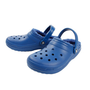 19.5cm クロックス （crocs） classic lined clog クラッシック ラインド クロッグ ブルー blue jean J1 ボア 新品