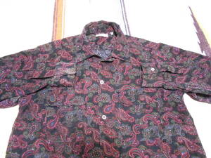 １９６０S PSYCHEDELIC ROCK PAISLEY SHIRTS ステージ衣装 ペイズリー ヒッピー サイケデリック ロックンロールHAIGHT ASHBURY HIPPIE LSD