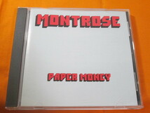 ♪♪♪ モントローズ Montrose 『 Paper Money 』 輸入盤 ♪♪♪_画像1