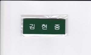 ☆ Супер редко! ■ Kim Hyun -Joon ■ Tag nameplate Tag [green] ■ ss501