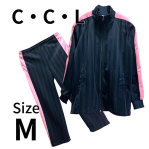 C-C-L シーシーエル ジャージ 上下 M ネイビー ピンク CCL 190
