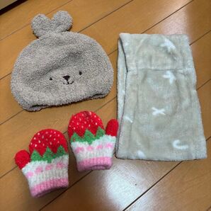 帽子 スヌード 手袋 46~48cm