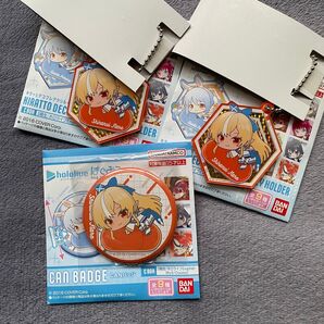 不知火フレア アクキー 缶バッジ 3個