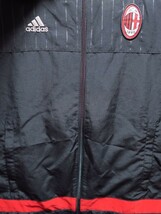 AC ミラン トレーニングウェア 上下 セットアップ ジュニア 150cm アディダス ADIDAS MILAN サッカー ジャージ 子供 キッズ 黒 ブラック_画像4