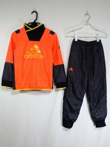 アディダス adidas 防寒 中綿 ピステ トレーニングウェア ジャケット パンツ 上下 セット 140cmと150cm 冬 ジャージ