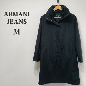 ARMANI JEANS アルマーニジーンズ ロングコート ブラック 38