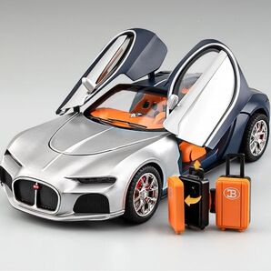 ブガッティ風 ATLANTIC 合金ミニカー 約1/24相当 全長20cm×幅8.2cm×高5.3cm まとめ買い割引あり
