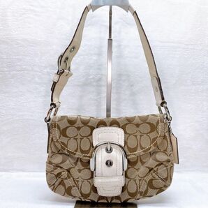 【綺麗】COACH ソーホー ワンショルダー ハンドバッグ シグネチャー soho 総柄