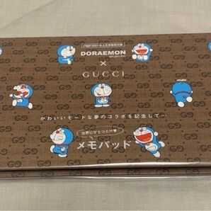 【クーポン割引】ドラえもん GUCCI メモパッド 新品 グッチ クリスマスプレゼント