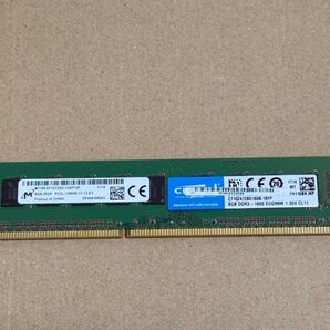 crucial DDR3-1600 8GB PC3L-12800E 低電圧対応 サーバー用メモリ ECC